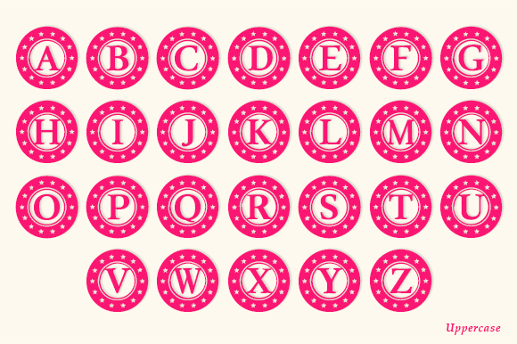 Rhode Island Monogram Font PNG with transparent background - Preview 3
