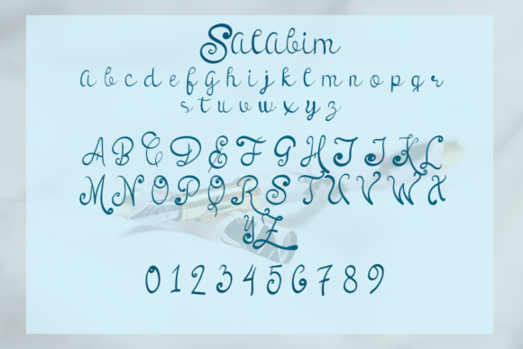 Salabim Font PNG with transparent background - Preview 2