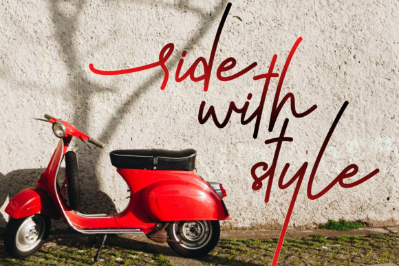 Sky Fly Script Font PNG with transparent background - Preview 1
