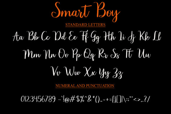 Smart Boy Font font preview - 3