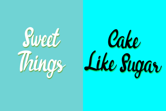 Smooth Taste Font PNG with transparent background - Preview 1
