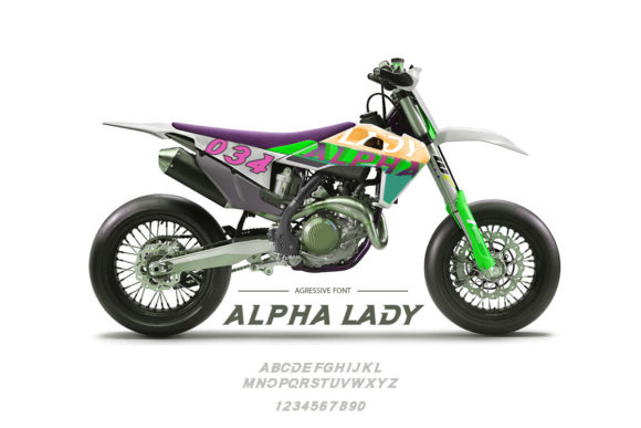 Alpha Lady Font - Preview 2