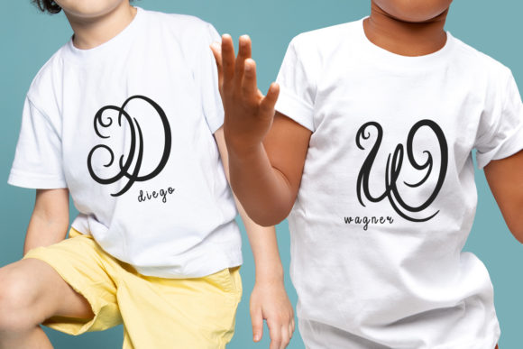 Austy Monogram Font - Preview 2