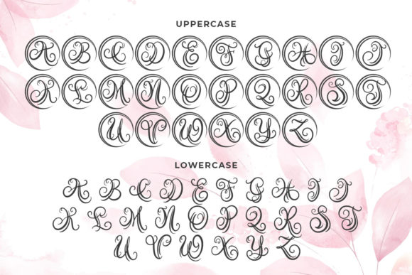 Austy Monogram Font - Preview 4
