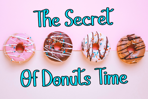 Biggest Donuts Font - Preview 1