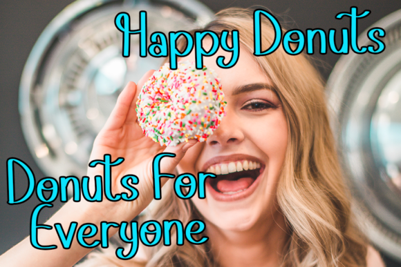 Biggest Donuts Font - Preview 3