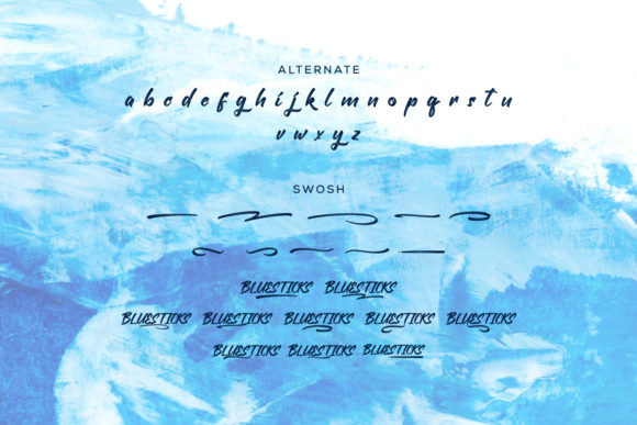 Bluesticks Font - Preview 6