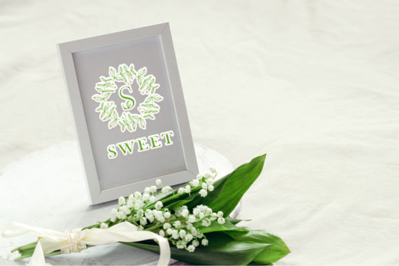 Garden Leaves Monogram Font - Preview 2