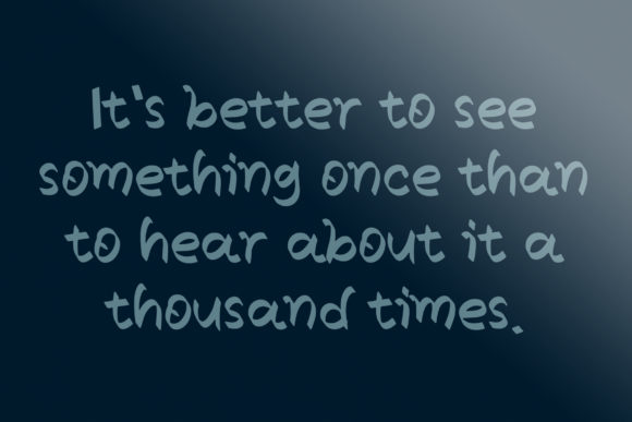 Go Around Font - Preview 2