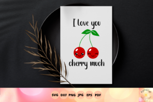 I Love You Cherry Much Svg, Cute Kawaii Graphic by Big Hands Craft ...