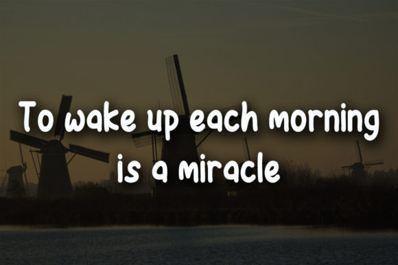Morning Wind Font PNG with transparent background - Preview 3