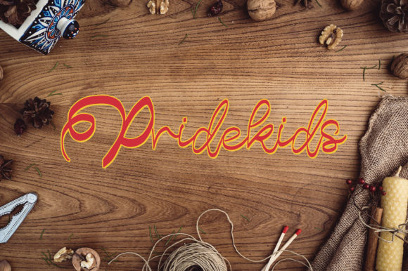Pridekids Font PNG with transparent background - Preview 1