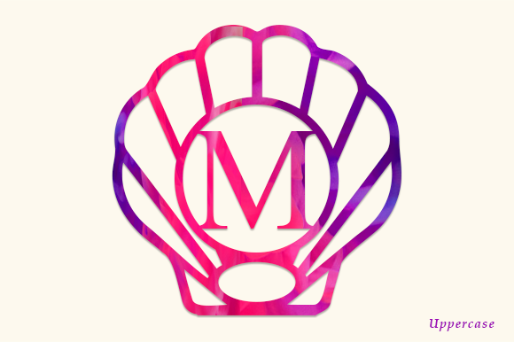 Shell Monogram Font font preview - 1