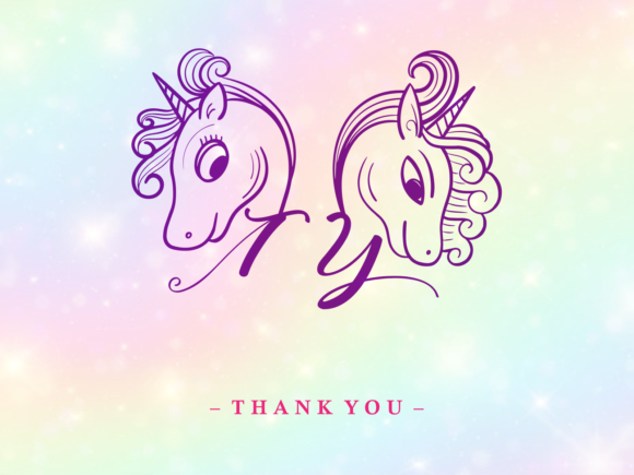 A Pair of Unicorns Font - Preview 3