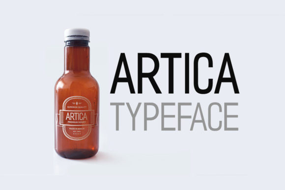 Artica Font - Preview 4
