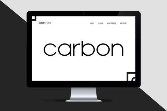 Carbon Font - Preview 3
