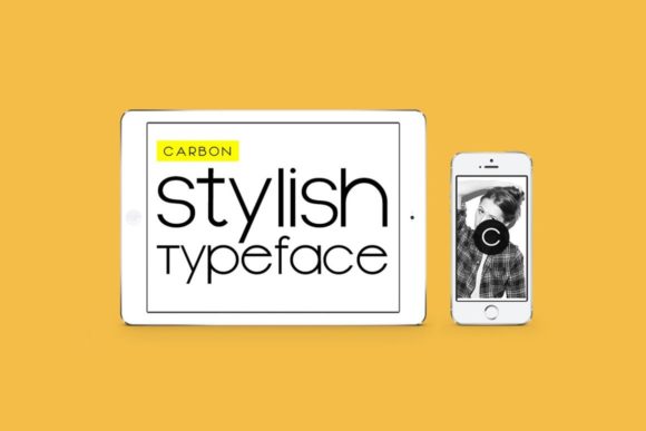 Carbon Font - Preview 4