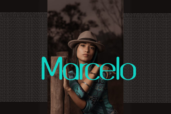 Foerin Typeface Font PNG with transparent background - Preview 2