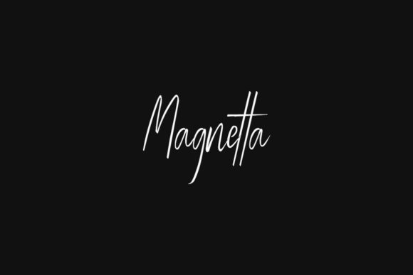 Foslin & Magnetta Font PNG with transparent background - Preview 1