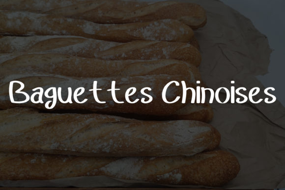 Fresh Baguette Font PNG with transparent background - Preview 1