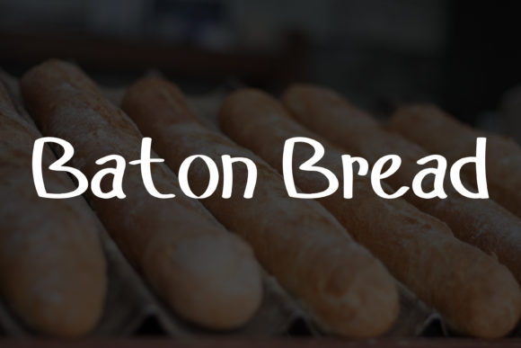 Fresh Baguette Font PNG with transparent background - Preview 3