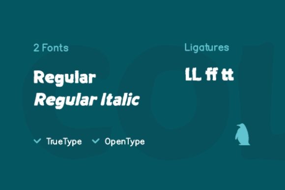 Ice Cold Font - Preview 1