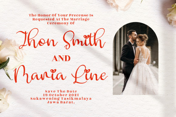 Lovely Beralyna Font PNG with transparent background - Preview 5