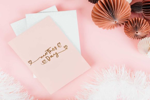 Mother Day Font PNG with transparent background - Preview 1