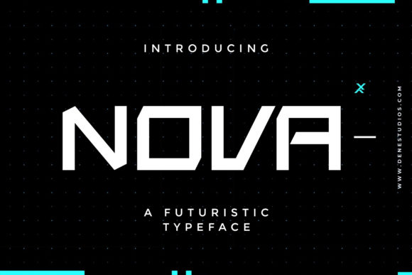 Nova Font by denestudios · Creative Fabrica font preview