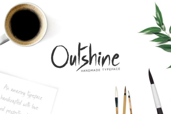 Outshine Font PNG with transparent background - Preview 6