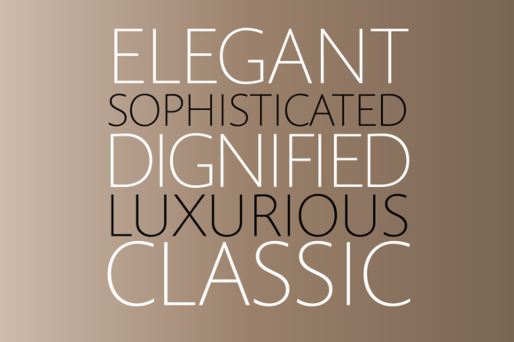 Prenton Display Thin Font font preview - 1