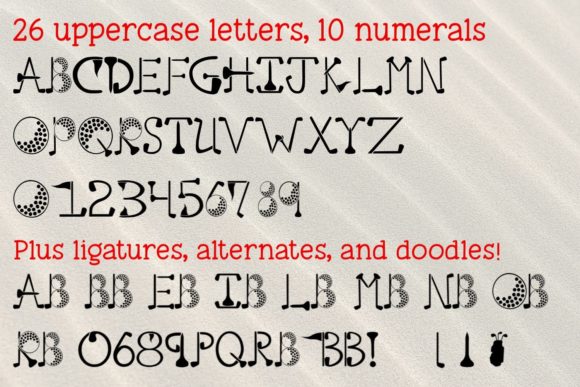 Putting Green a Quirky Font for Golfers Font PNG with transparent background - Preview 1