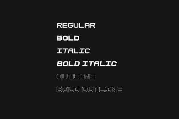 Raxtor Font PNG with transparent background - Preview 1