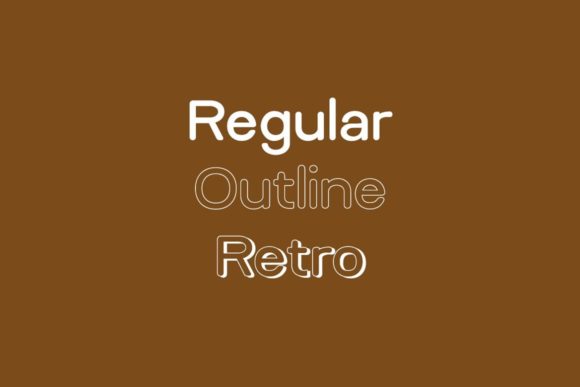Relica Trio Font PNG with transparent background - Preview 4