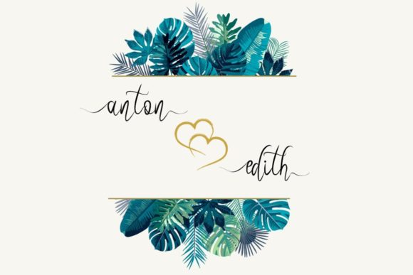 Roselind Font PNG with transparent background - Preview 2