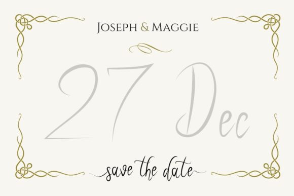 Roselind Font PNG with transparent background - Preview 3