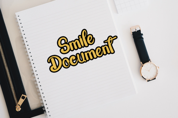 Smile Emoji Font font preview - 2