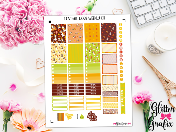 Vertical Planner Stickers Printable