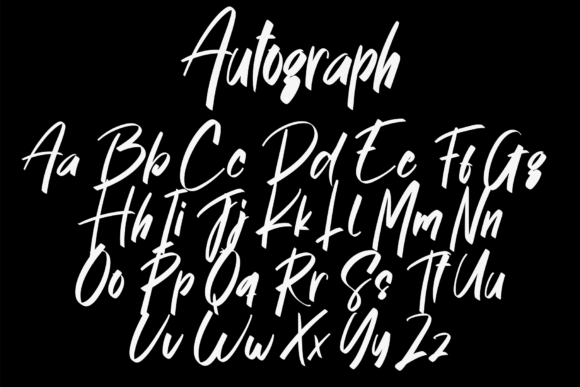 Autograph Font - Preview 4