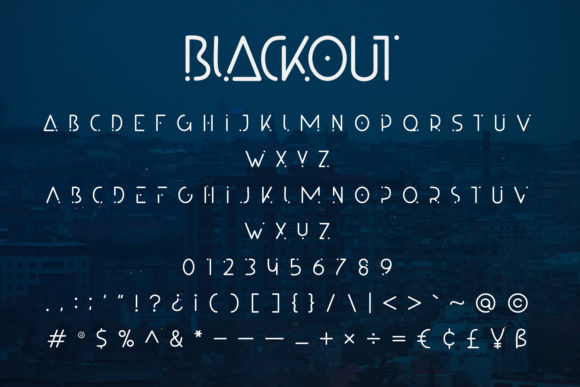 Blackout Font - Preview 6