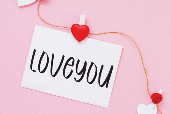 Blushing Font - Preview 4
