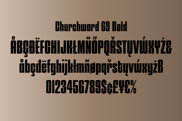 Churchward 69 Font - Preview 2