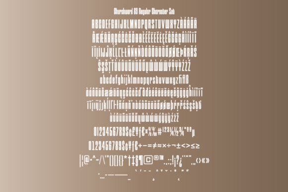 Churchward 69 Font - Preview 3