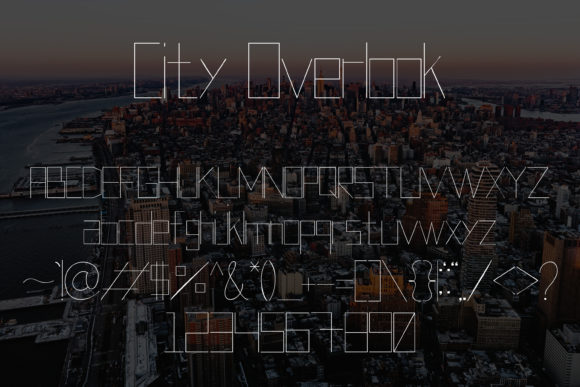 City Overlook Font - Preview 4