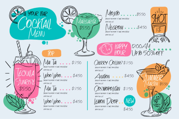 Cocktail Font - Preview 1