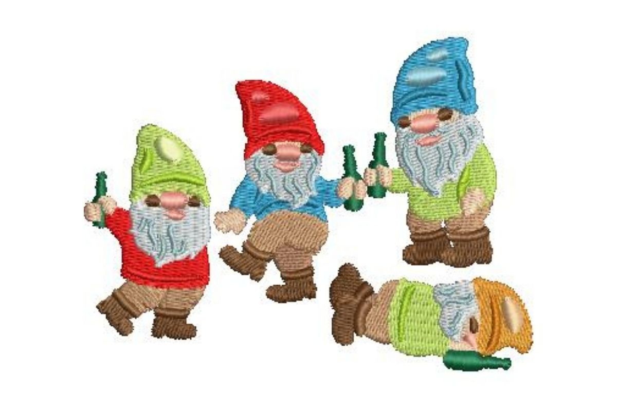 Drunk Partying Gnomes