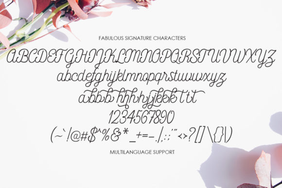 Fabulous Signature Font - Preview 5
