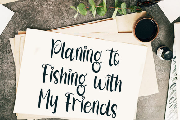Fishing Font - Preview 4