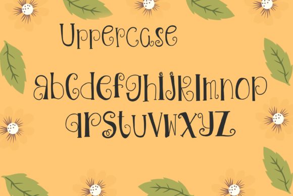 Floral Sunshine Font - Preview 6