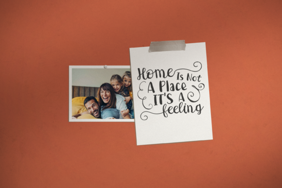 Home Sweet Home Duo Font PNG with transparent background - Preview 2